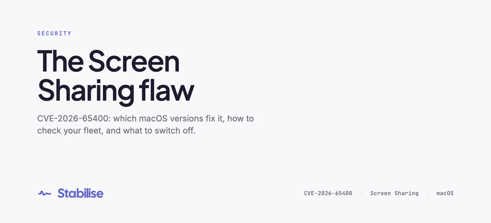 The macOS Screen Sharing flaw attackers are using: what to check